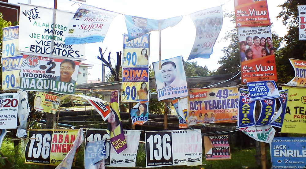 Illegal posters sprout as local campaign season starts