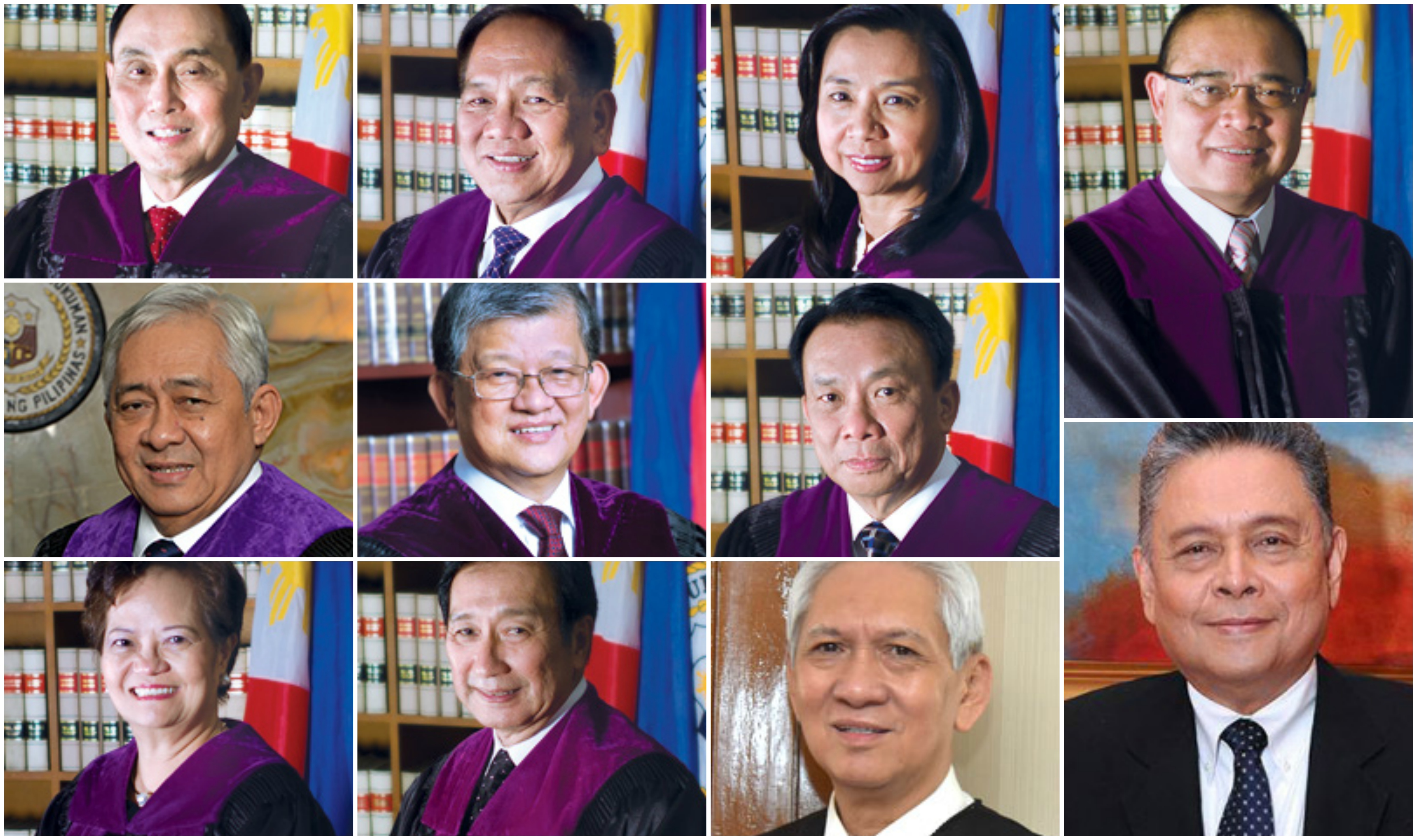LOOK: List of Supreme Court Justices who voted in favor of Martial Law in Mindanao