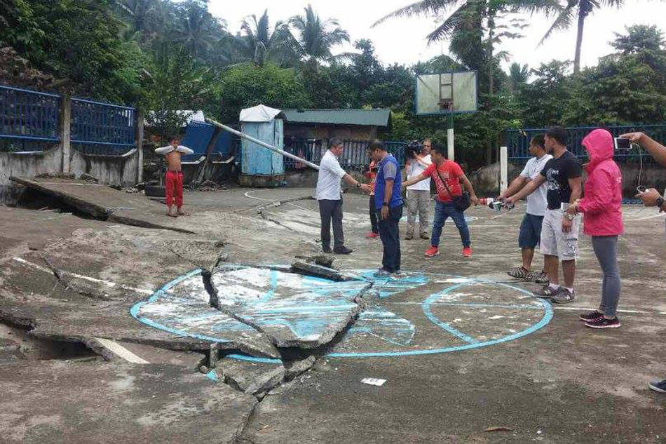 LOOK: Phivolcs finds ground rupture in quake-hit Leyte