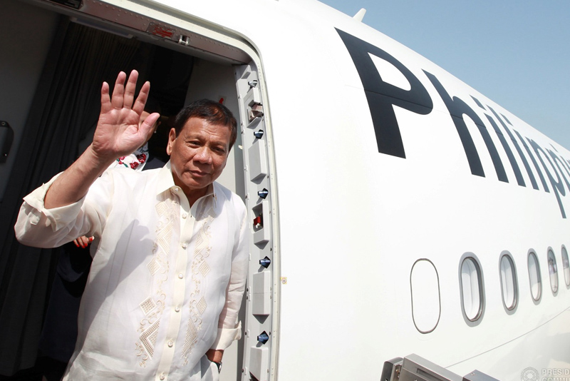 Duterte may head to India, South Korea, Israel for 2018