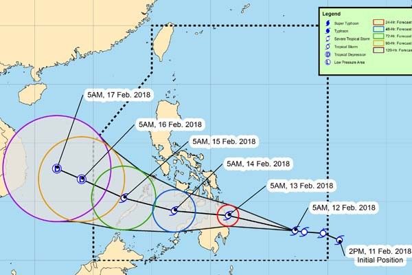 Surigao del Sur under Signal No. 2 as ‘Basyang’ heads to Mindanao