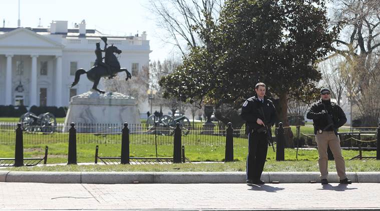 White House on lock-down as man shoots self