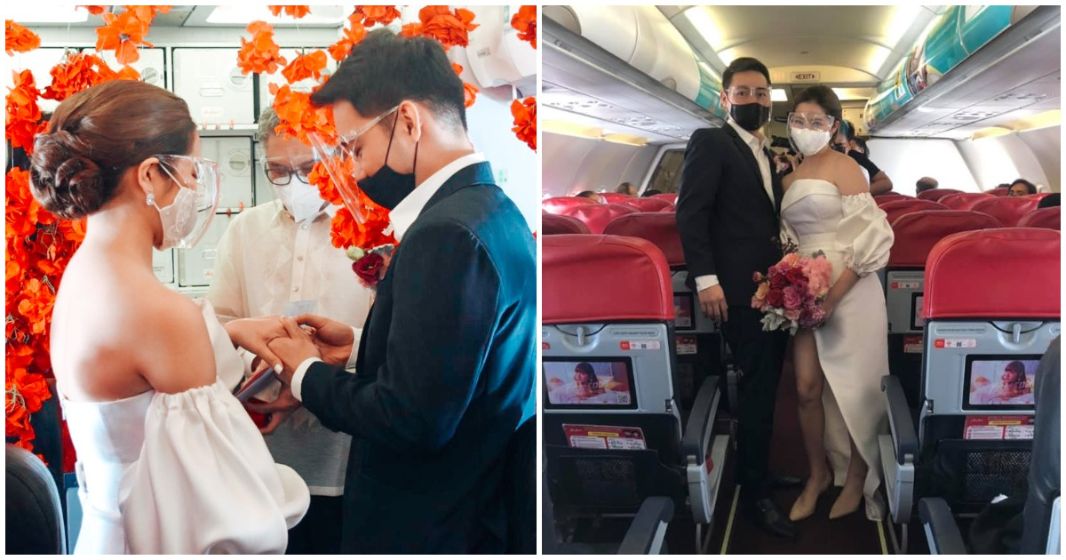 Air Asia marks 1st wedding onboard